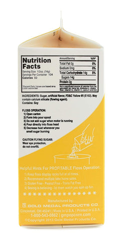 Flossugar Flavor: Pina Colada - Net Wt 3.25 lbs