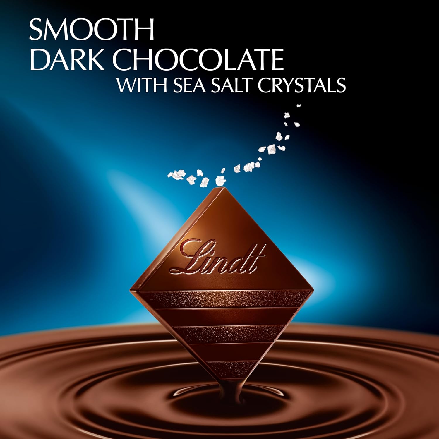 Lindt EXCELLENCE Sea Salt Dark Chocolate Candy Bar, 3.5 oz., 12 Pack