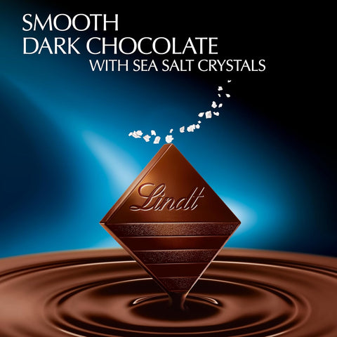 Lindt EXCELLENCE Sea Salt Dark Chocolate Candy Bar, 3.5 oz., 12 Pack