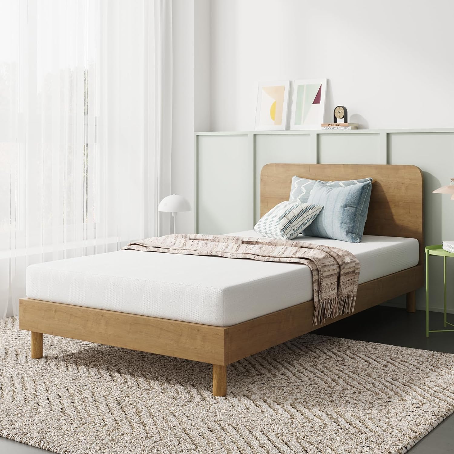 Novilla Twin XL Mattress, 8 Inch Twin XL Mattress with Gel Memory Foam
