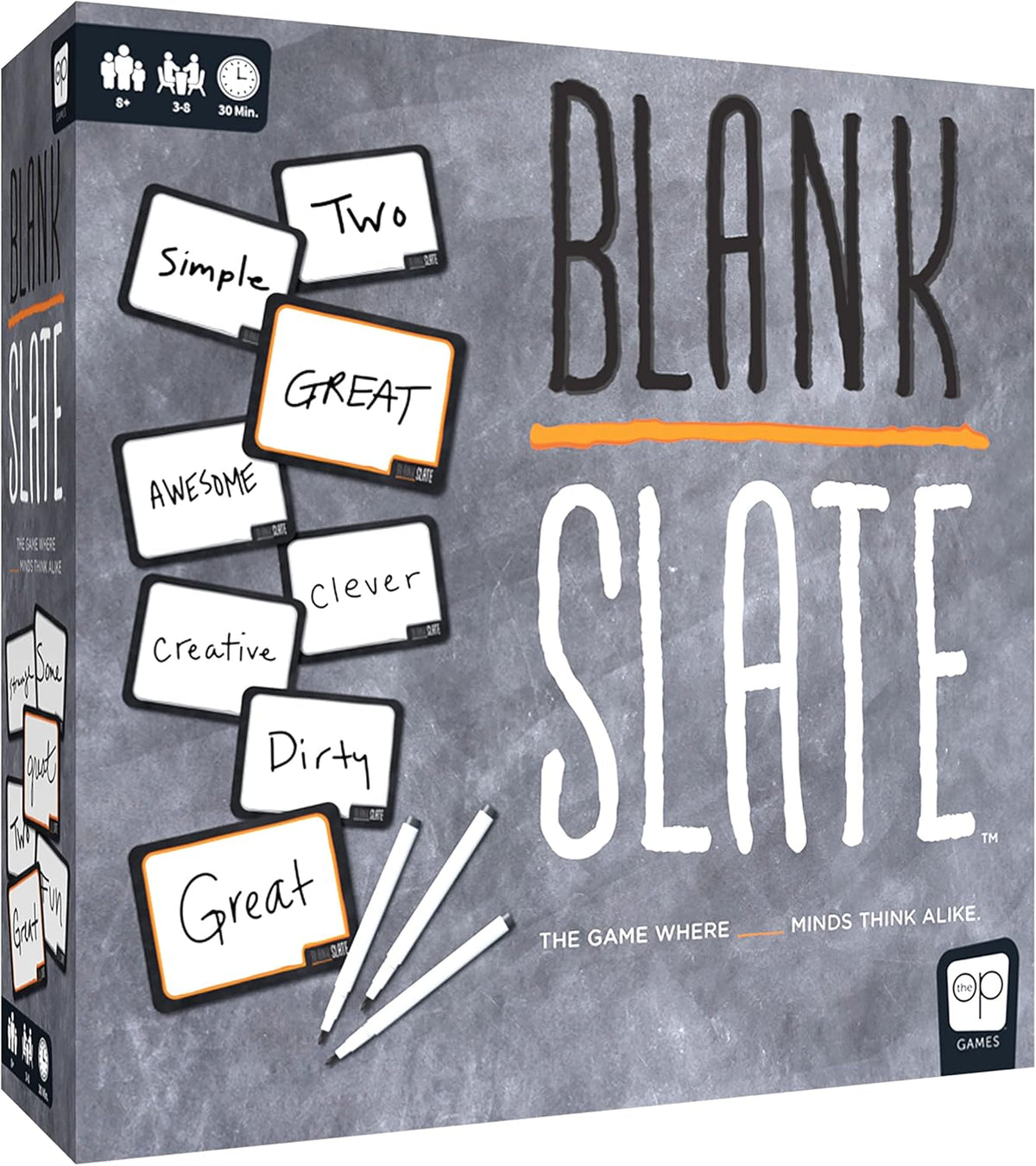 Blank Slate Board Game, A Party Game of Addicting Predictions