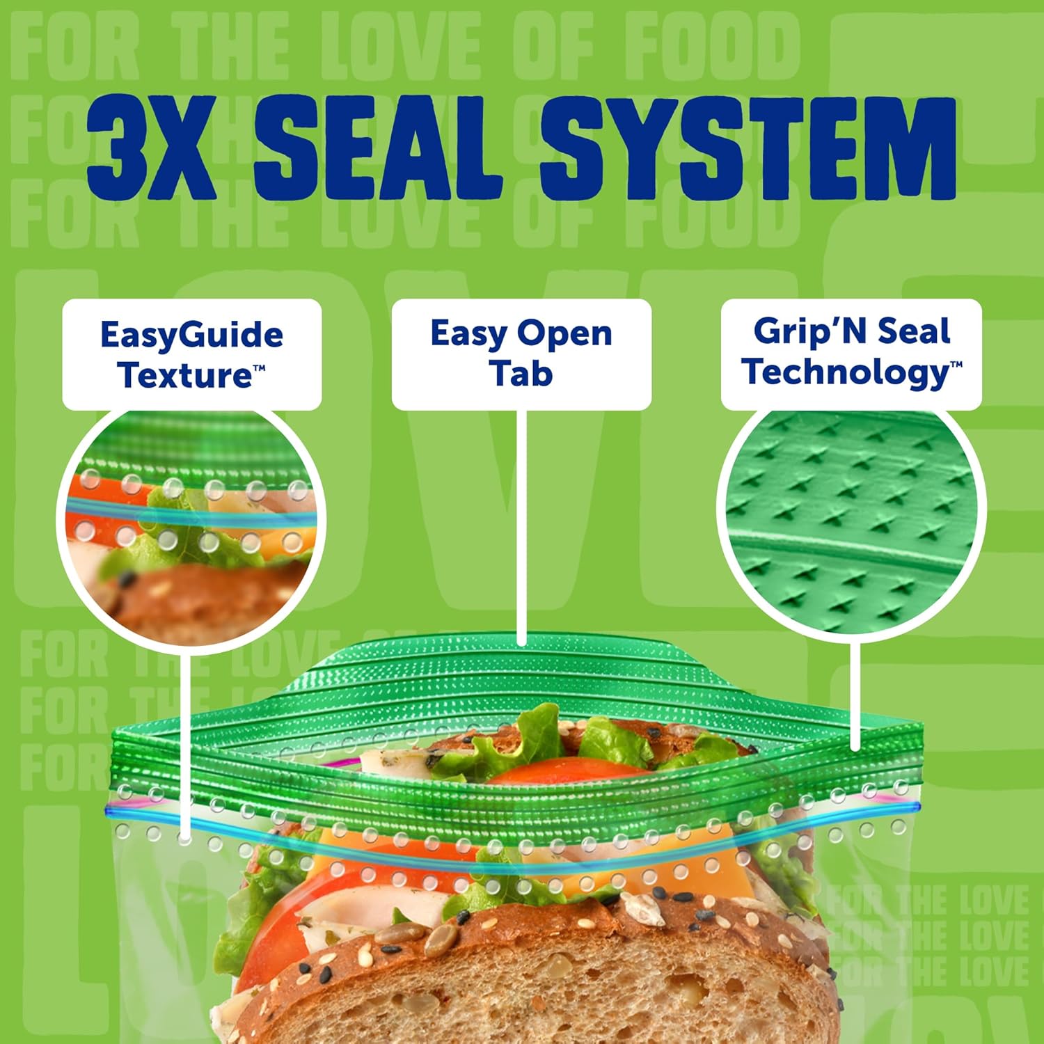 Ziploc Sandwich & Snack Bags, Food Storage, Easy Open & Close, 270 Count