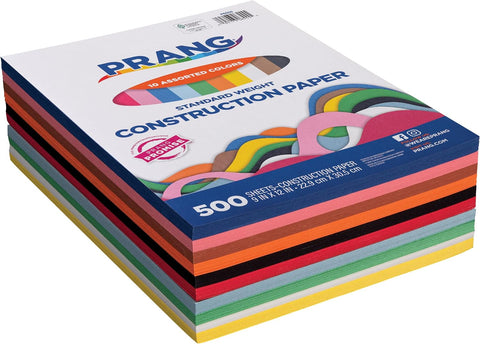 Prang Construction Paper, Stack, One Color, Standard Weight