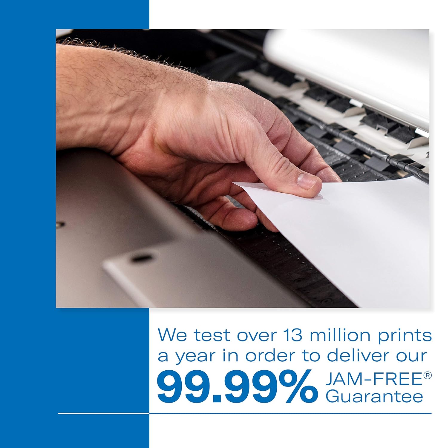 Hammermill Printer Paper, Premium Inkjet & Laser Paper 24 Lb, 8.5 x 11-1 Ream (500 Sheets) - 97 Bright, Made in the USA, 166140R