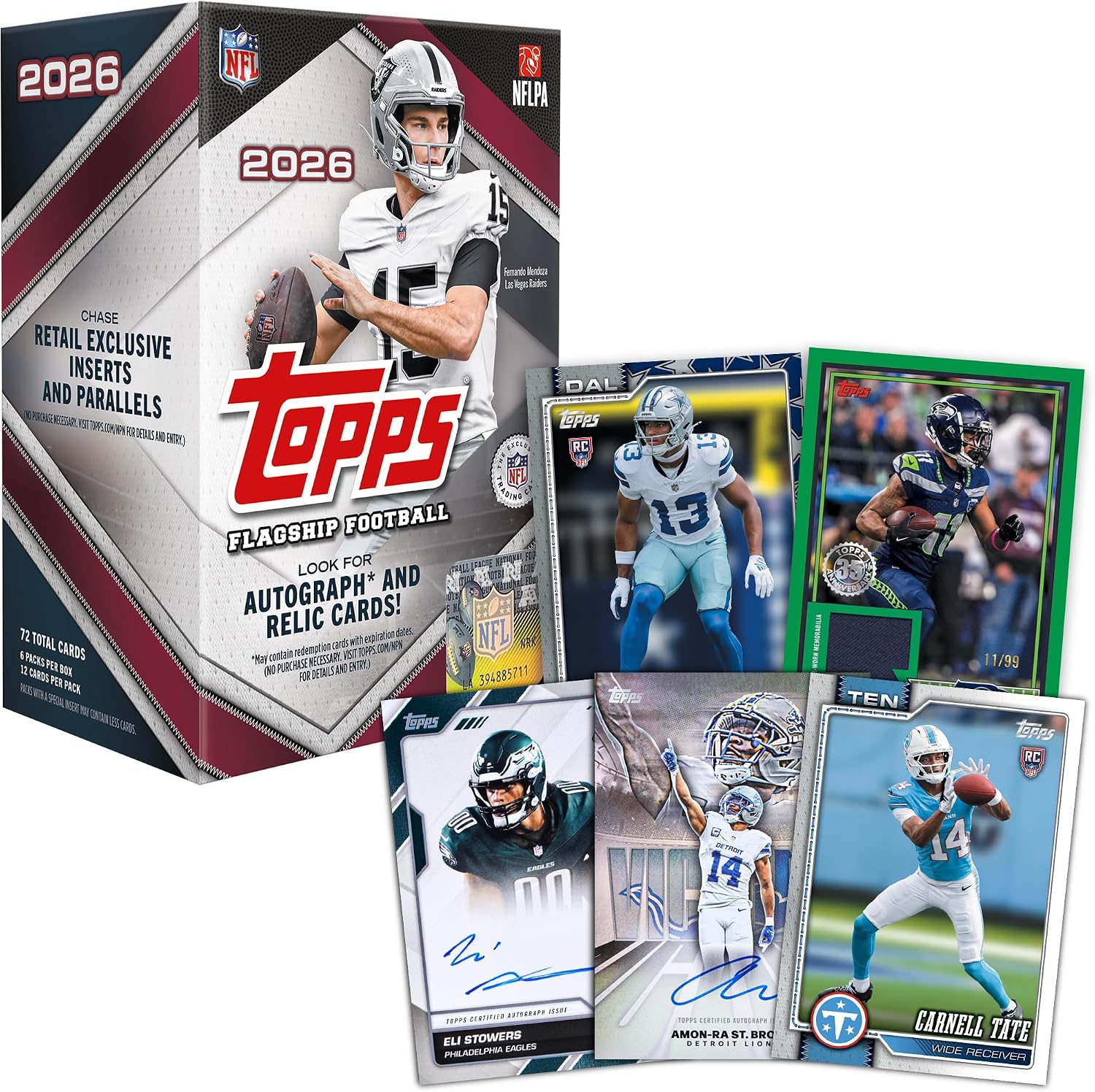 2026 Topps NFL Flagship Football - Factory Sealed - Value Box
