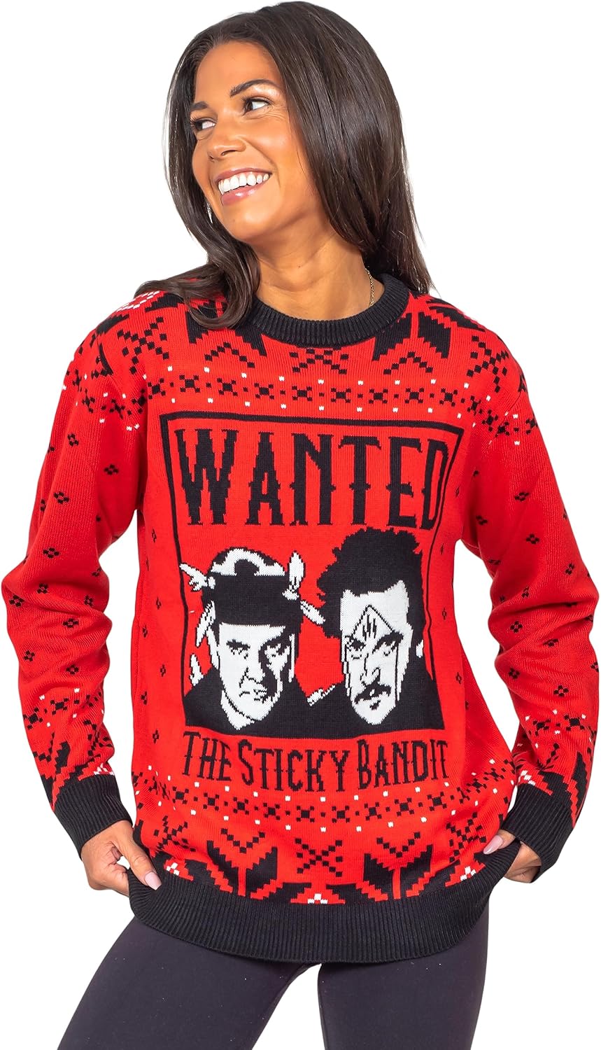Costume Agent Ugly Christmas Sweaters for Men & Women, Funniest Ugly Knitted Christmas Holiday Pullover Sweater for Adults