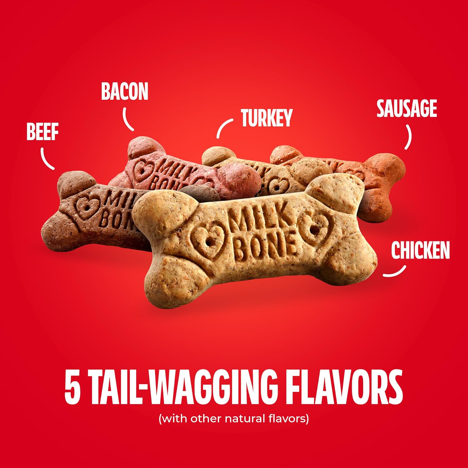 Milk-Bone Flavor Snacks Small Dog Biscuits, 60 oz Boxes