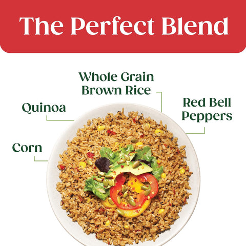 SEEDS OF CHANGE Certified Organic Spanish Style Rice With Quinoa, Peppers & Corn, Organic Food (Pack of 12)