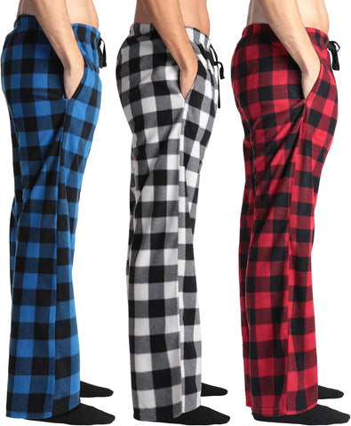 #followme Polar Fleece Pajama Pants for Men - (Pack of 3)