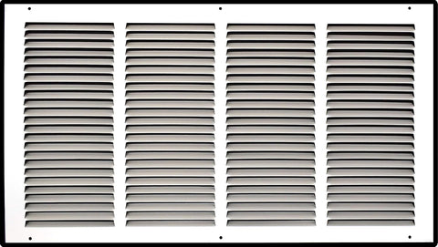 Fits 24x12 Duct Opening | Steel Return Air Grille by Handua | Vent Cover Grill for Sidewall and Ceiling | White | HVAC Cold Air Intake Grille | Outer Dimensions: 25.75"W X 13.75"H