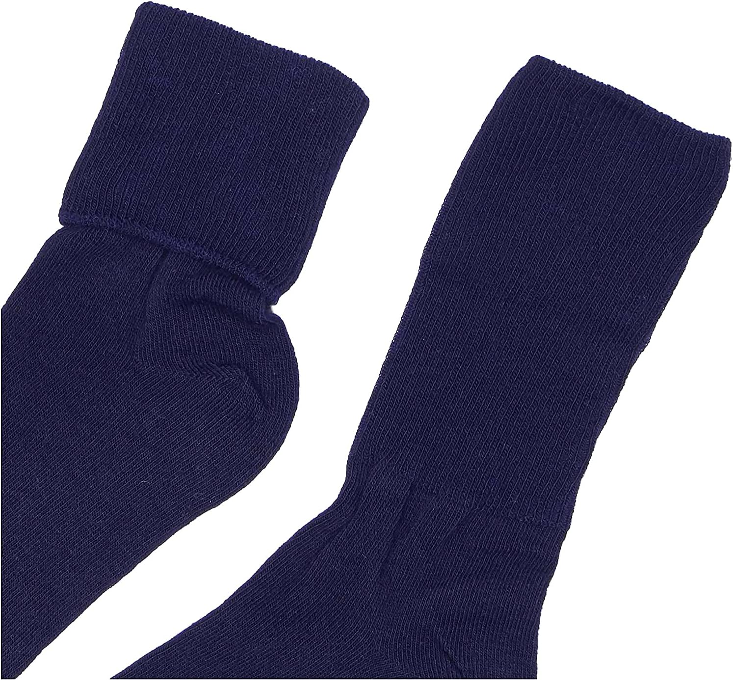 Jefferies Socks Girls 2-6X Seamless Turn Cuff 6 Pair Pack Socks