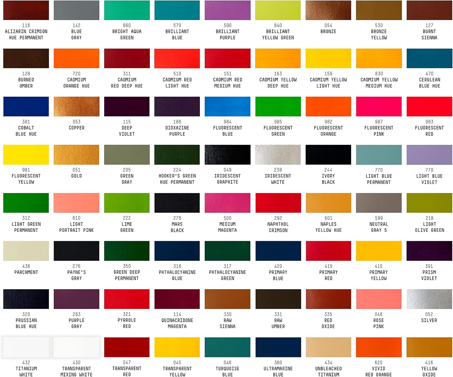 Liquitex BASICS Acrylic Paint Set, 72 x 22ml (0.74-oz) Tubes