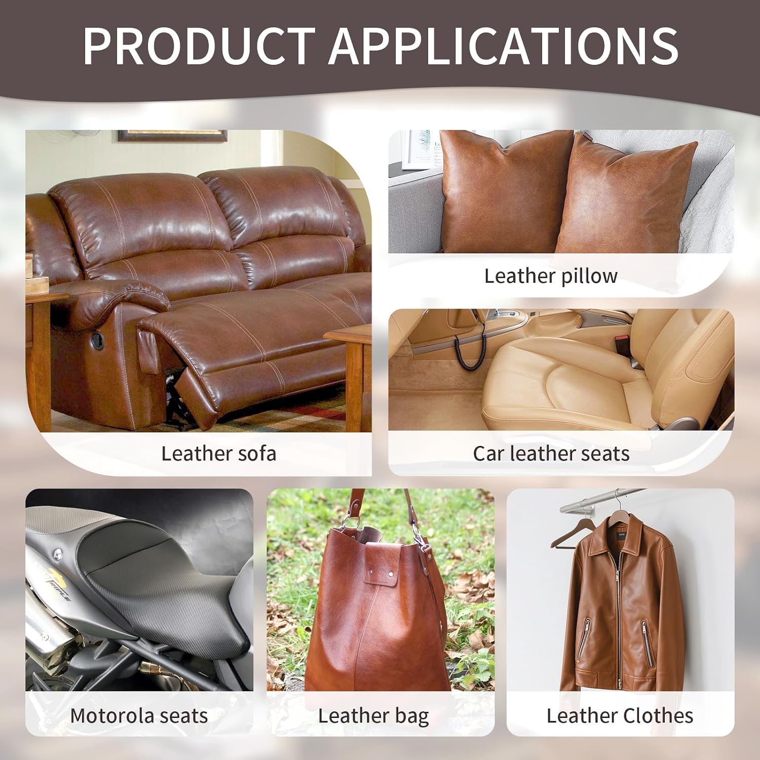 BSZHTECH Leather Repair Tape Self-Adhesive Leather Repair Patch for Couch Furniture Sofas Car Seats Advanced PU Vinyl Leather Repair Kit (Dark Brown, 3.9X79 inch)