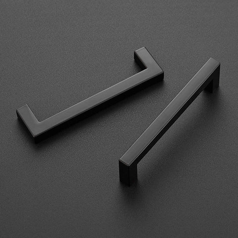 Ravinte Matte Black Square Cabinet Handles Drawer Pulls,5 Inch,30 Pack