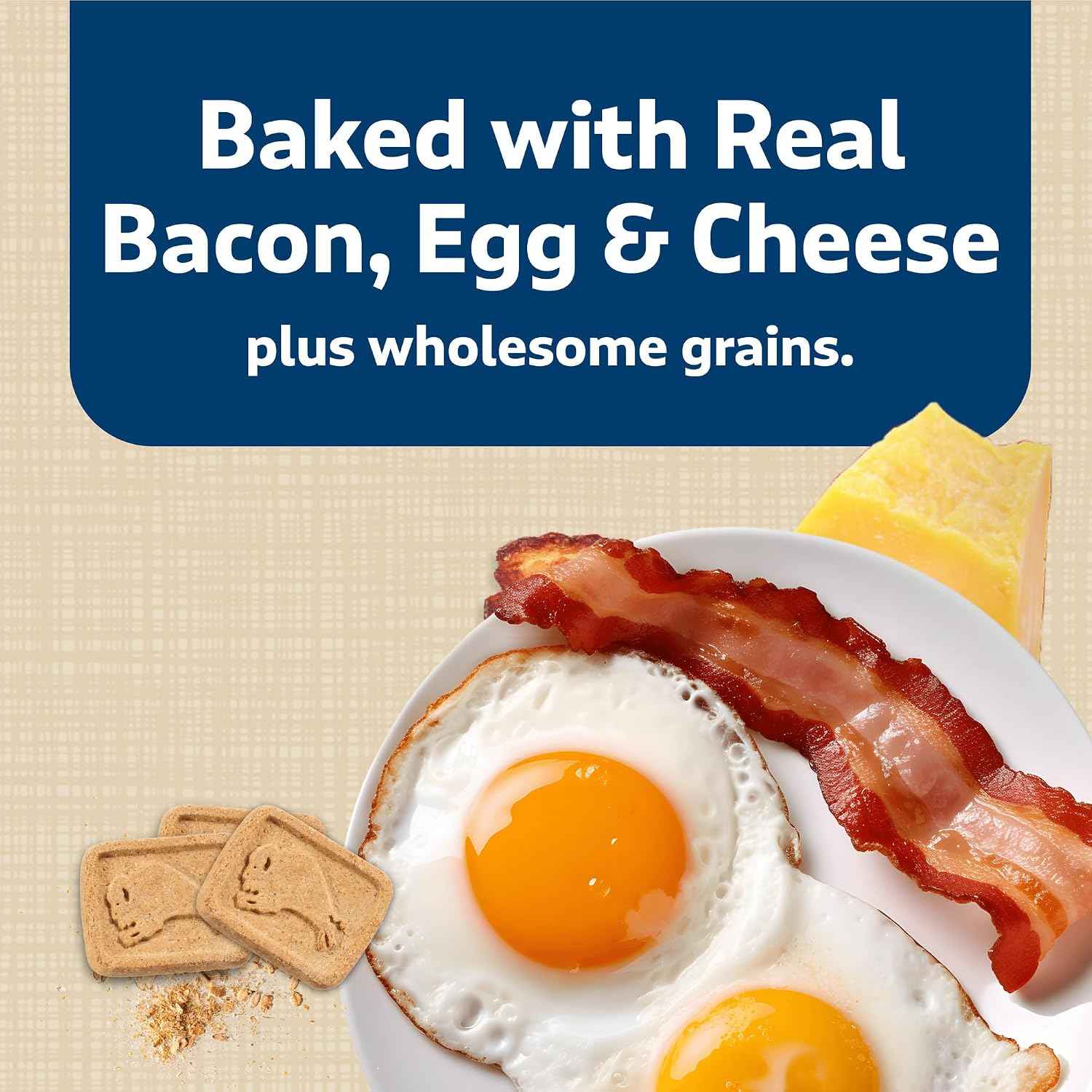 Blue Buffalo Health Bars Bacon Egg & Cheese Mini Dog Biscuits, 12 ct