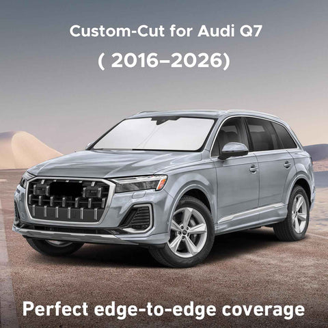 EcoNour Windshield Sunshade Compatible for Audi Q7 2016-2024 2025 2026