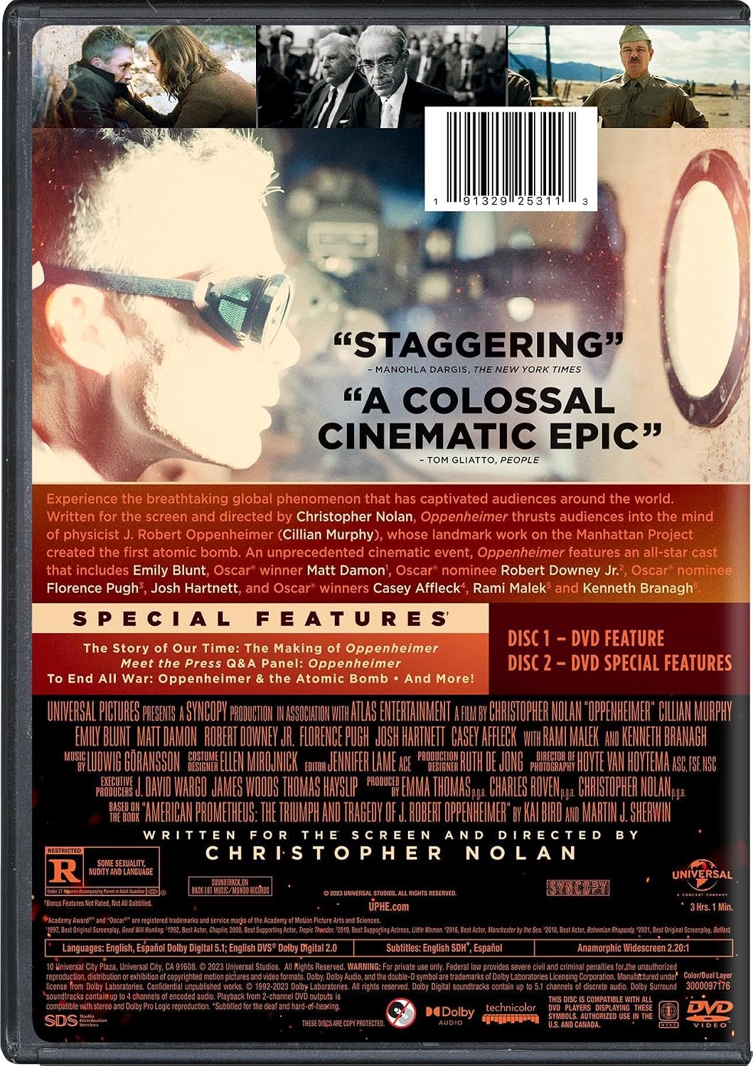 Oppenheimer [DVD]