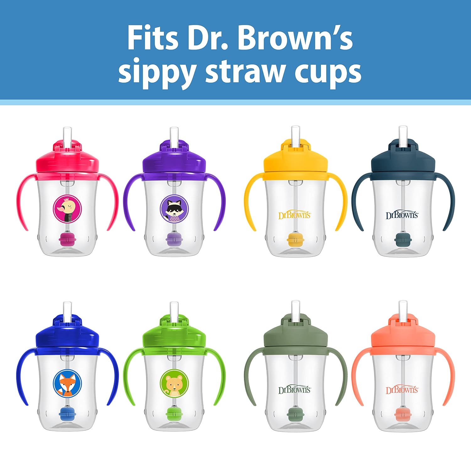 Dr. Brown's Baby's First Straw Cup Straw Replacement Kit