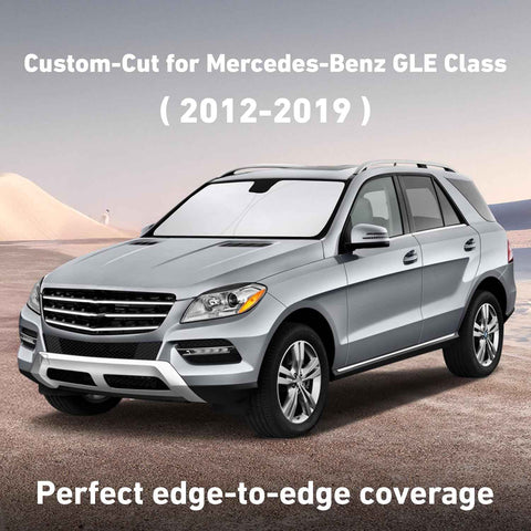 EcoNour Windshield Sunshade Compatible for MercedesBenz GLE Class 2012-2019