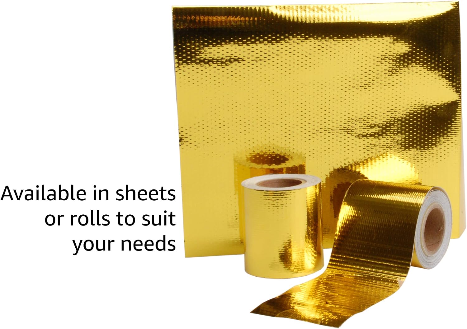 Design Engineering Reflect-A-Gold High Temp Adhesive Tape 24" x 24"