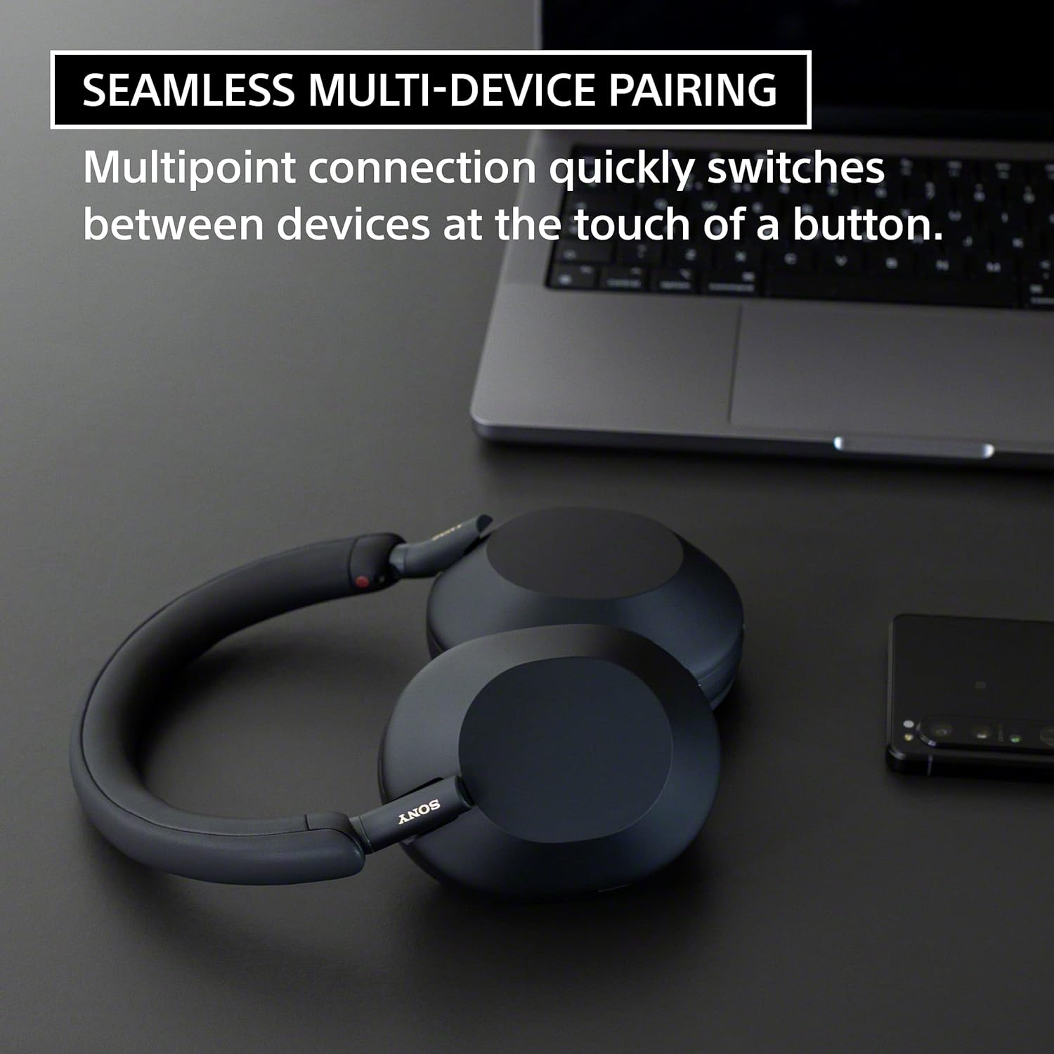 Sony WH-1000XM5 Premium Noise Cancelling Wireless Headphones, Black