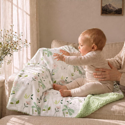 Fleece Baby Blankets for Boys & Girls, Infant Toddler Blanket