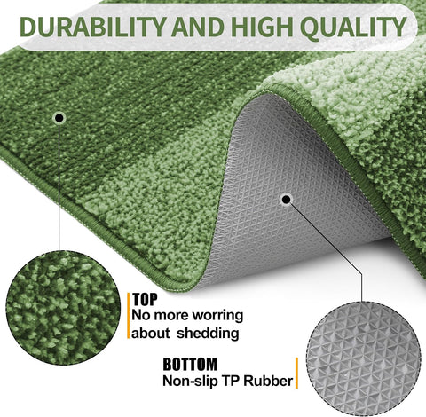 Kitinjoy Indoor Outdoor Door Mat, 30x27 Non-Slip Dirt Trapper Doormats