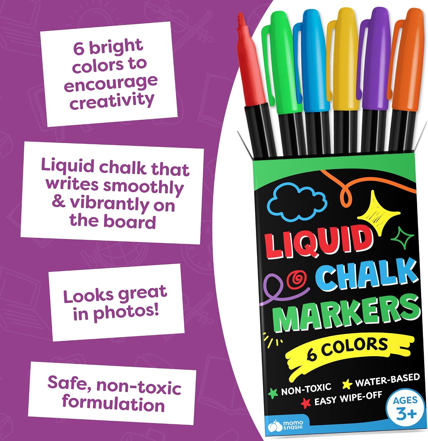 First Day of School Sign Board with Liquid Chalk Markers - 14”x11” Double-Sided & Reusable Board - My First and Last Day - Back to School Supplies - First Day of Kindergarten Preschool