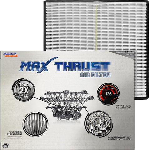 Spearhead Max Thrust Engine Air Filter | Fits 2019-23 Ascent/Forester, 2018-23 Crosstrek, 2017-23 Impreza, 2020-23 Legacy/Outback, 2022-23 WRX | OEM Fit & High Dust Holding Capacity (MT-295)