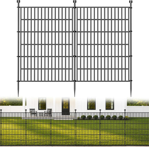 No Dig Garden Fence Outdoor for Yard, 40in (H) x 23.6ft(L)