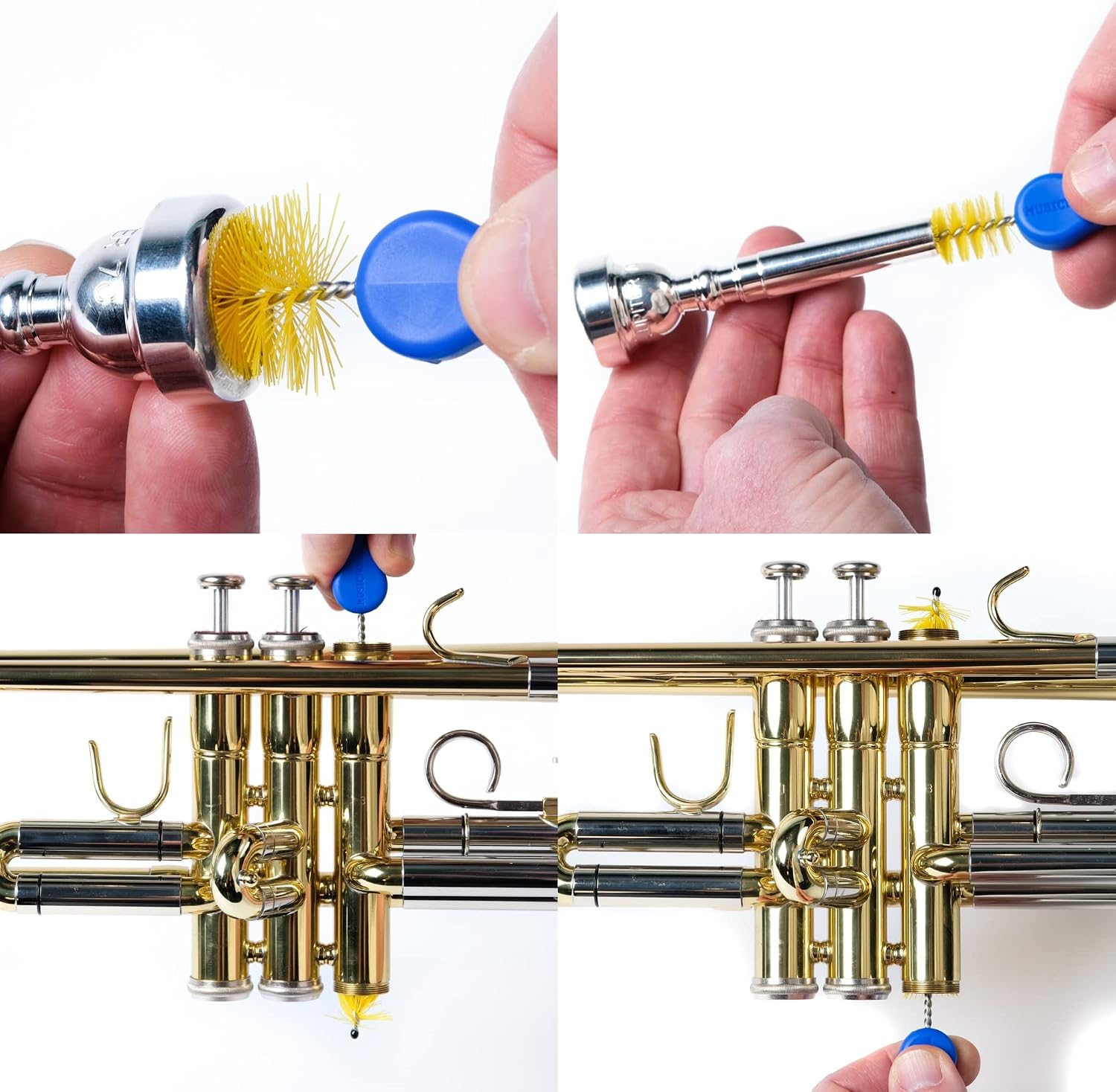 MusicNomad 6 pc. Premium Trumpet (Cornet) Cleaning & Care Kit (MN770)