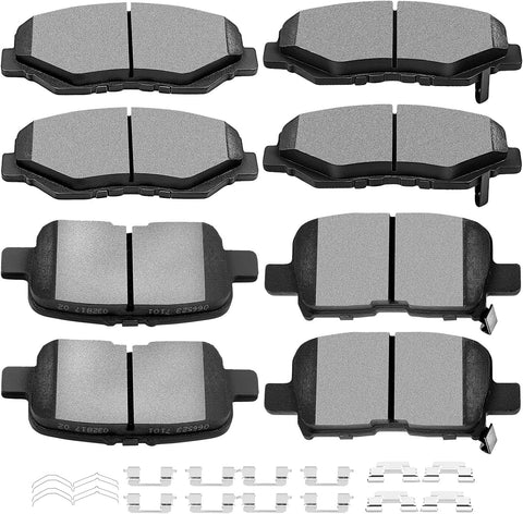 Ceramic Brake Pads Kits,SCITOO 8pcs Brakes Pads Set For Honda Pilot 2003-08