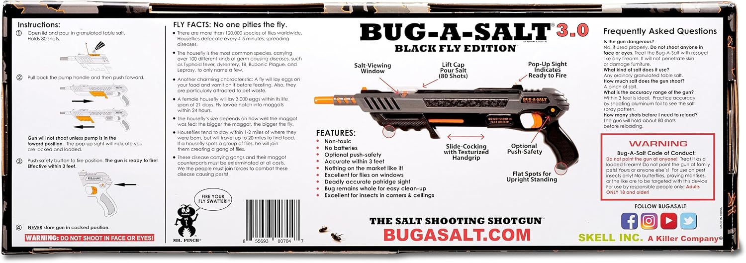 BUG-A-SALT Black Fly 3.0