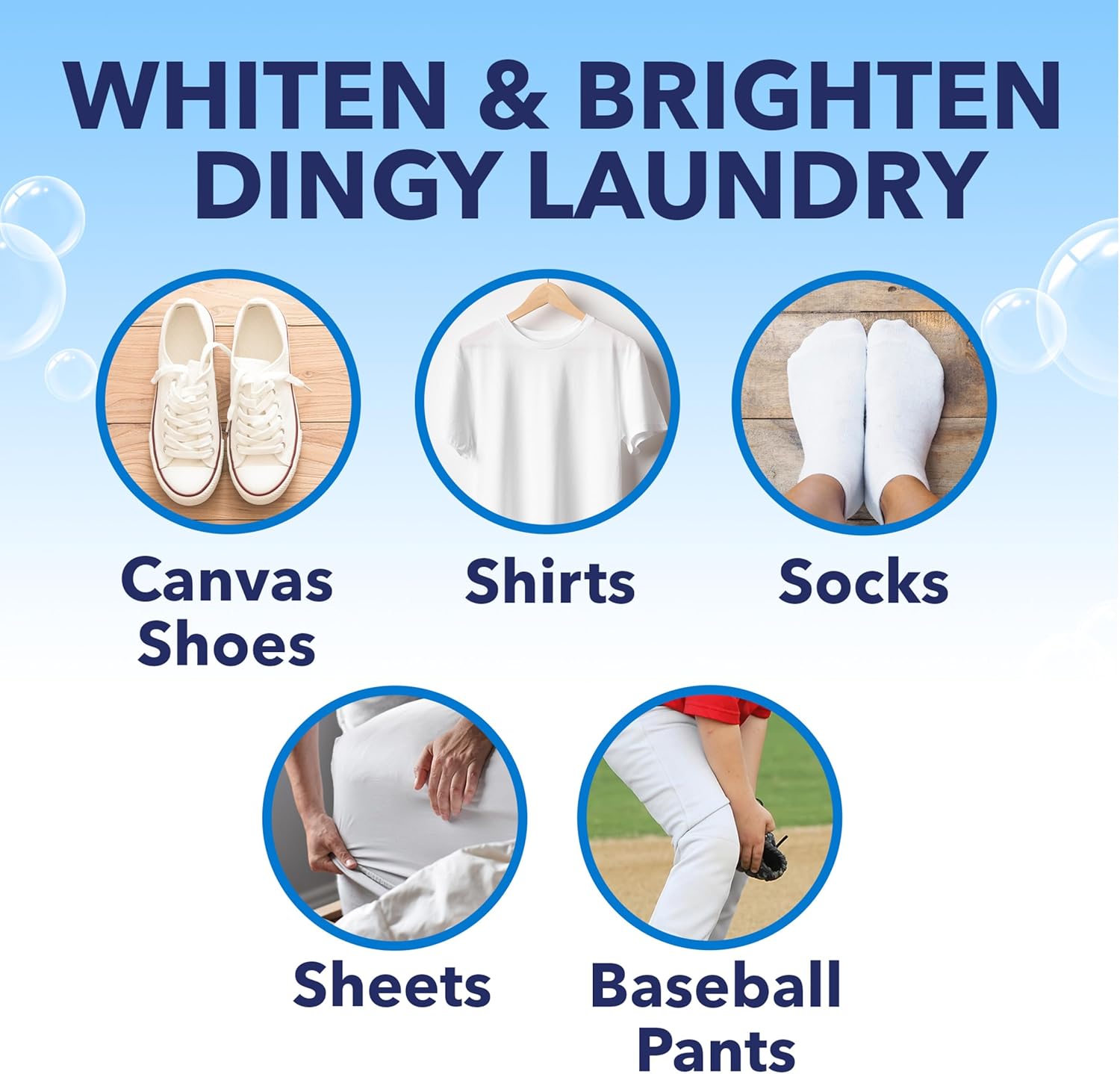 OxiClean White Revive Laundry Whitener & Stain Remover Power Paks, 24 Count