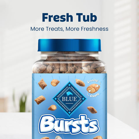 Blue Buffalo Bursts Chicken Crunchy & Creamy Cat Treats, 12 oz