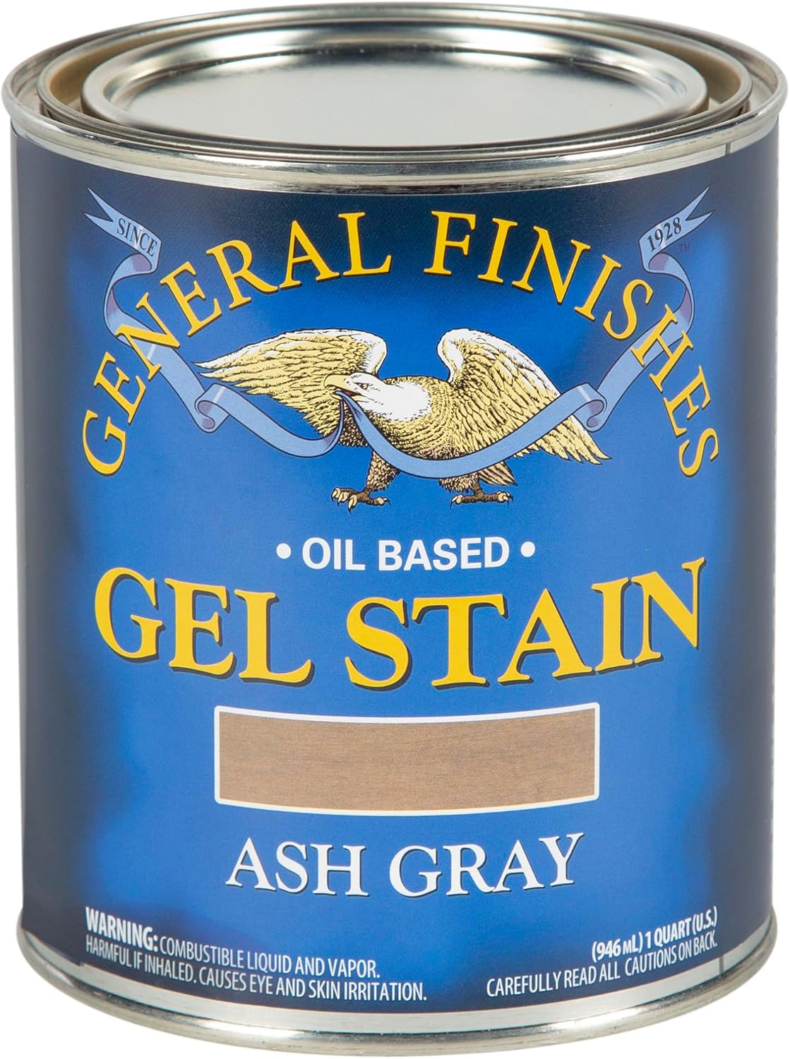 General Finishes Oil Base Gel Stain, 1 Pint, Java