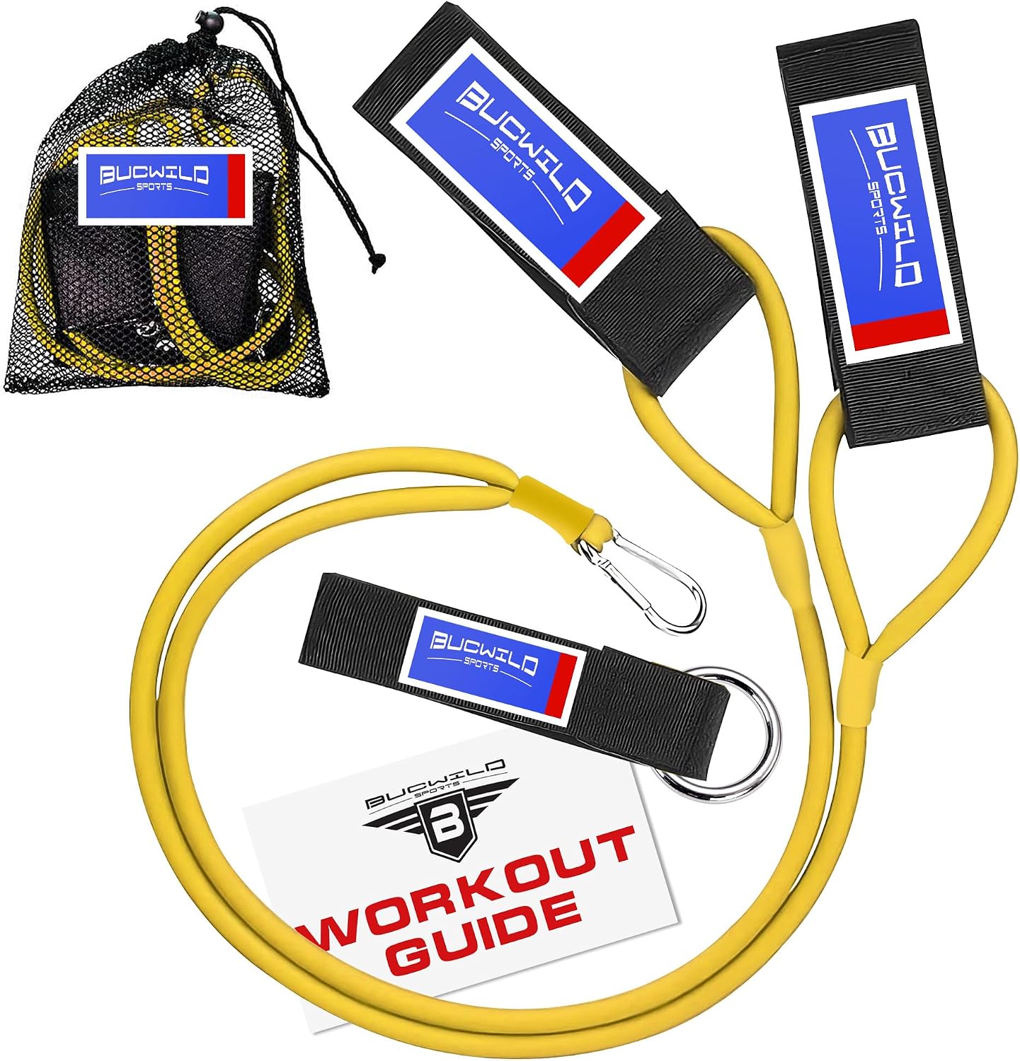 Bucwild Sports Baseball Resistance Bands Youth & Adult Athletes Safely Improve Pitching Throwing Batting & Arm Strength Used by Pitchers Quarterbacks Volleyball Basketball