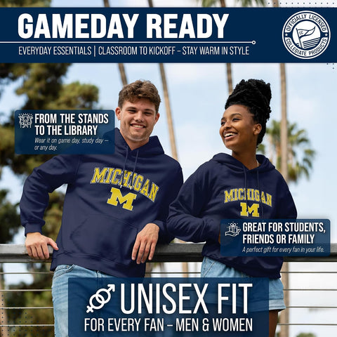 Campus Colors NCAA Team Spirit Crewneck Sweatshirt Men Women