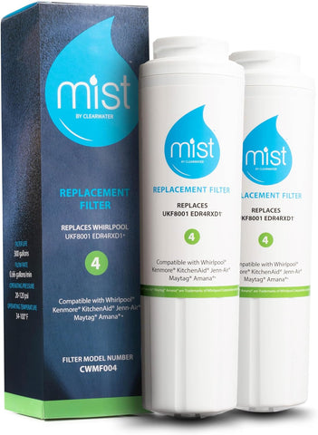 Mist EDR4RXD1 Water Filter, NSF 42, 2 Pack