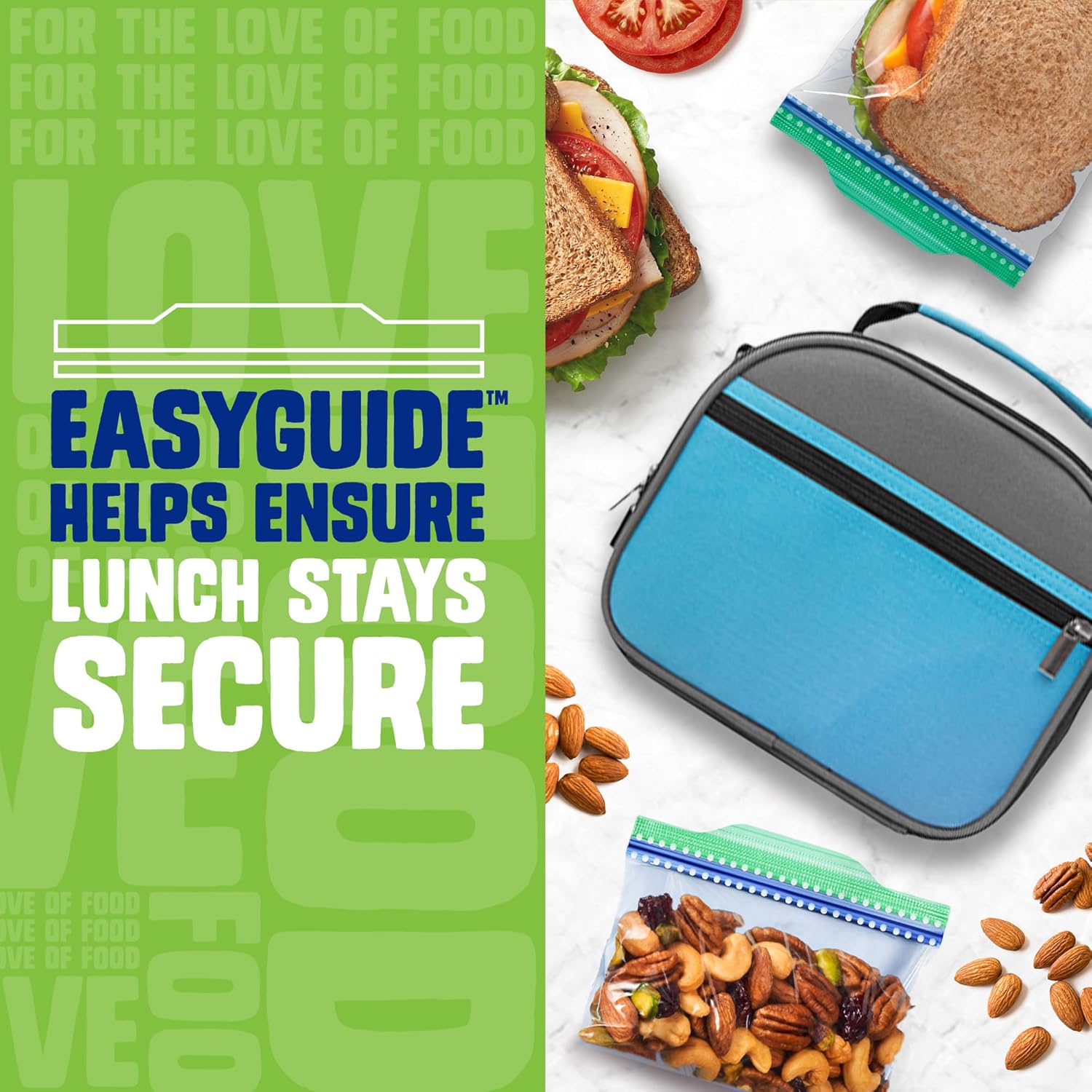 Ziploc Sandwich & Snack Bags, Food Storage, Easy Open & Close, 270 Count