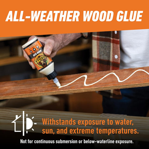 Gorilla Ultimate Waterproof Wood Glue, Natural Color, 8 oz