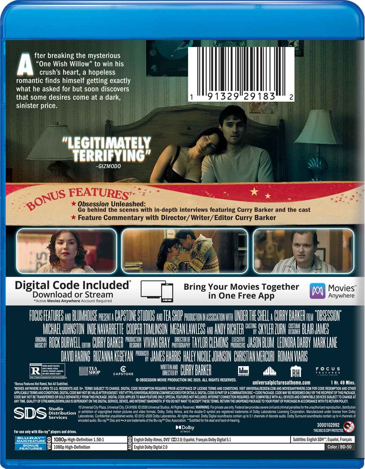 Obsession (2026) - Collector's Edition Blu-ray + Digital