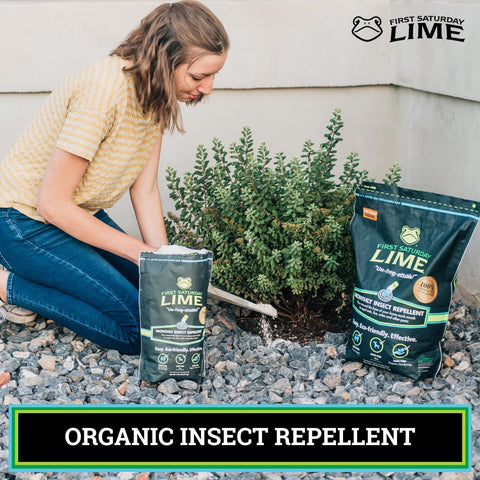 First Saturday Lime Insect Deterrent 20LB | Natural Repellent for Outdoors