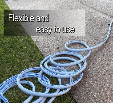 Atlantic Short Garden Hose 8 ft Blue 5/8" Heavy Duty Water Hose Extension
