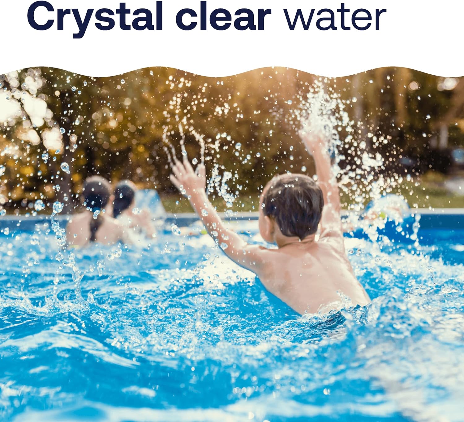 HTH 42061 Pool Care 3 Chlorine Tabs, Individually Wrapped Tablets - Concentrated Chlorinator for Routine Use, Controls Bacteria & Algae, Good for All Pool Surfaces, 30 lb
