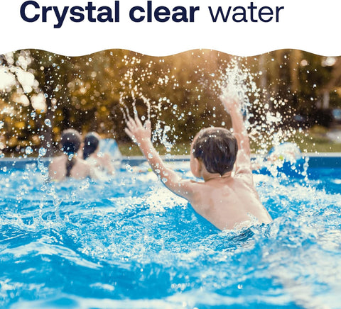 HTH 42061 Pool Care 3 Chlorine Tabs, Individually Wrapped Tablets - Concentrated Chlorinator for Routine Use, Controls Bacteria & Algae, Good for All Pool Surfaces, 30 lb