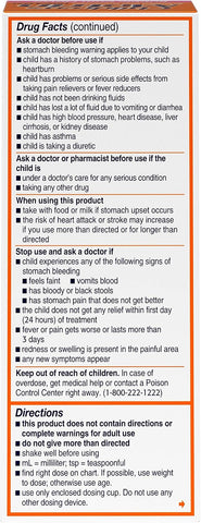 Children's Motrin Oral Suspension, 100 mg Ibuprofen, Bubble Gum, 4 fl. oz