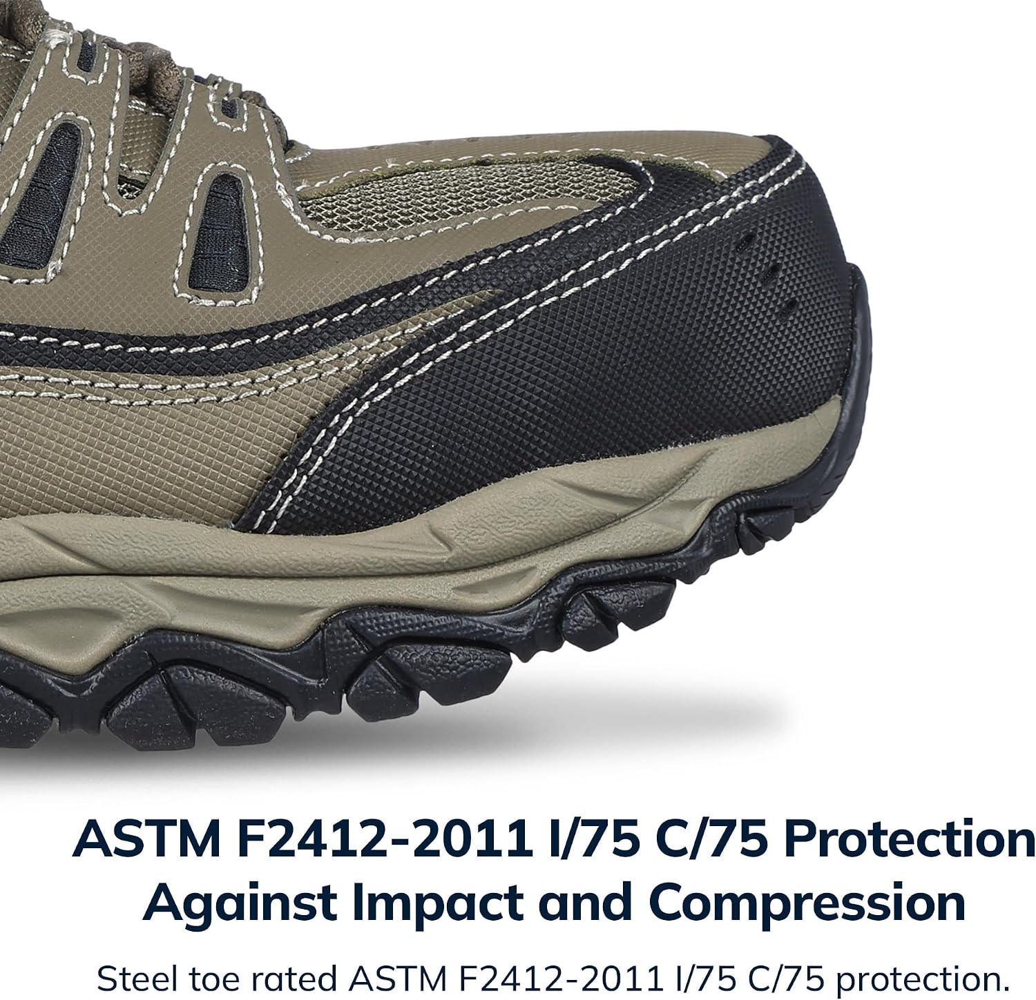 Skechers Men's Cankton Steel Toe Lace Up