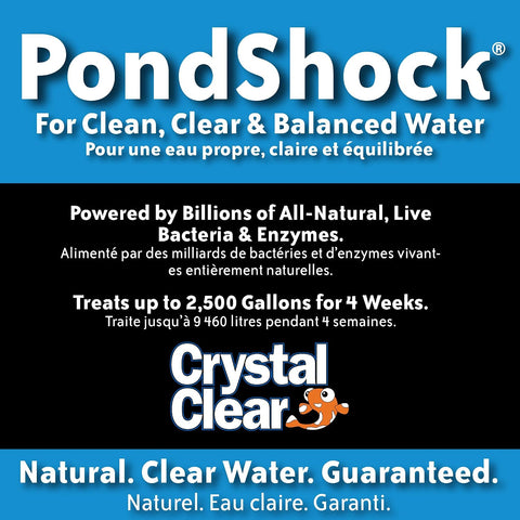 CrystalClear PondShock Ball Freshwater Clarifier, Enzymes Shock Treatment