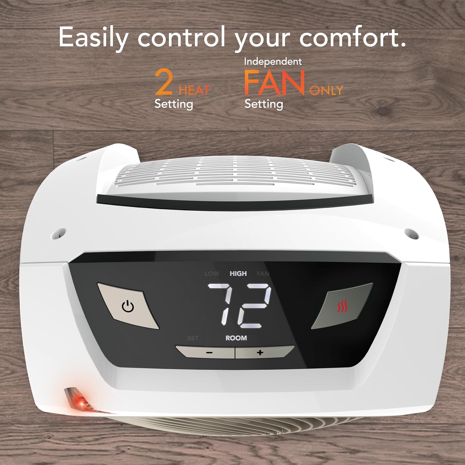 Vornado AVH10 (2026) Space Heater, Fan Only Mode, Auto Climate, White